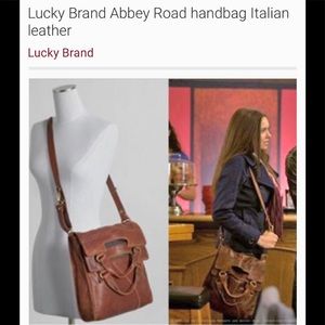 Authentic leather Lucky Brand abbey road Hobo Bag